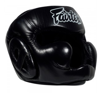 Боксерский шлем Fairtex (HG-13FH black) Full Head